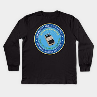 Department of Delay Kids Long Sleeve T-Shirt